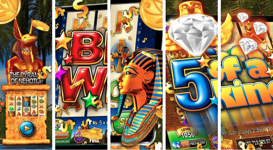Pharaoh's Way online slots iOS app presentation